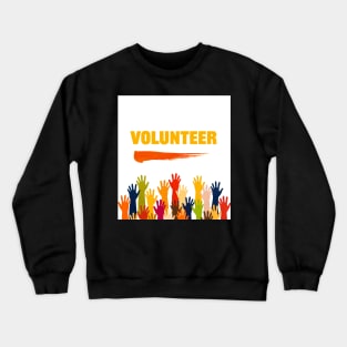 Volunteer Graphic Tee Crewneck Sweatshirt